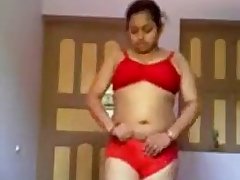 hot indian girl in nighty stripping
